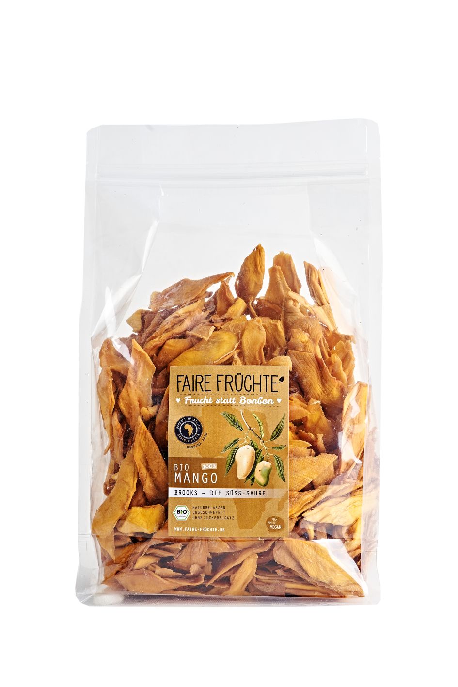 1kg Bio Mangostreifen Brooks 'die Süß-saure'
