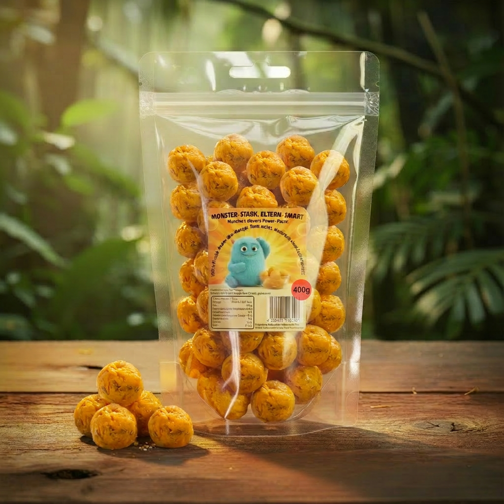 Munchies Bio-Mango Kaubonbon 400g Nachfüllpack – ohne Zuckerzusatz, 100% Frucht