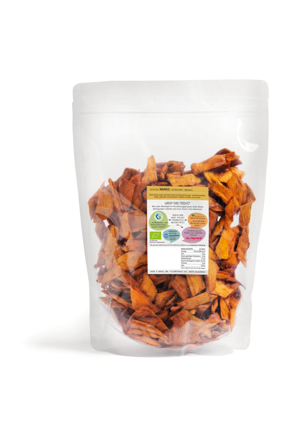 1kg Bio Mangostreifen Brooks 'die Süß-saure'