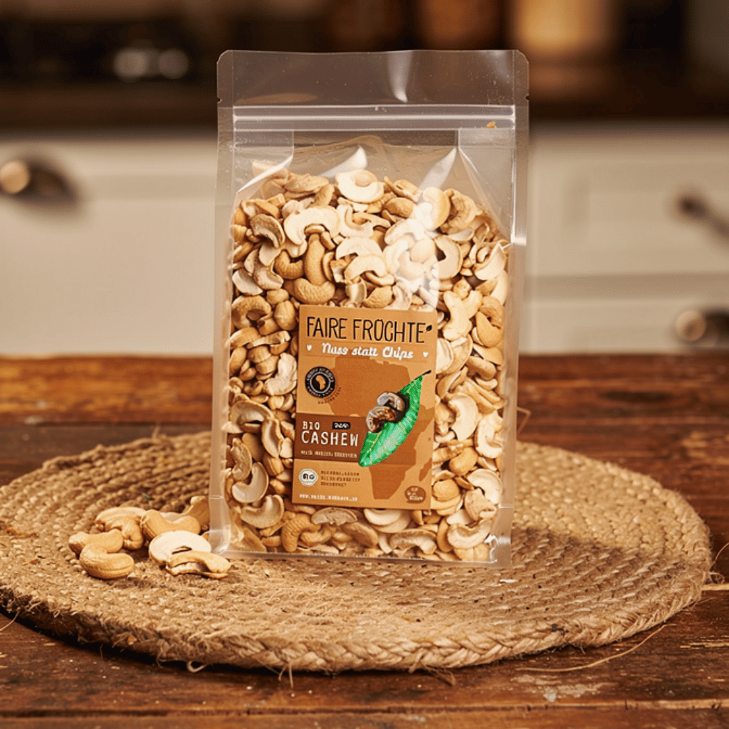 Bio Cashewkerne 1kg naturbelassen - ungesalzene Cashews aus Burkina Faso
