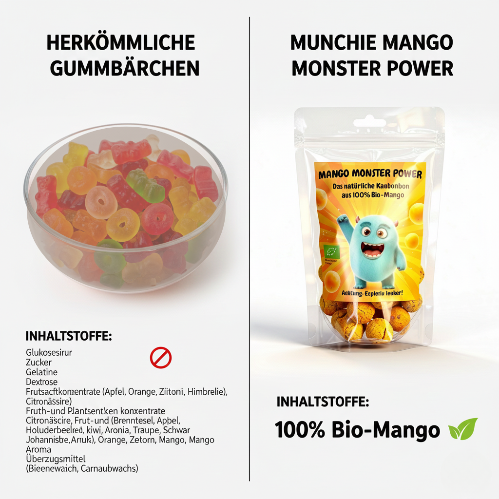 Munchies Bio-Mango Kaubonbon 40g