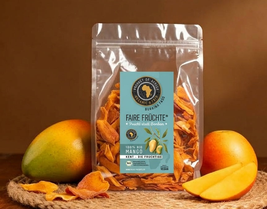 1kg Bio Mangostreifen Kent  'die Fruchtige'