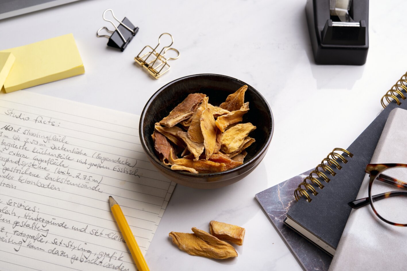 Bio Mangostreifen Brooks als gesunder Snack - Fairtrade Trockenfrüchte als Studienhelfer
