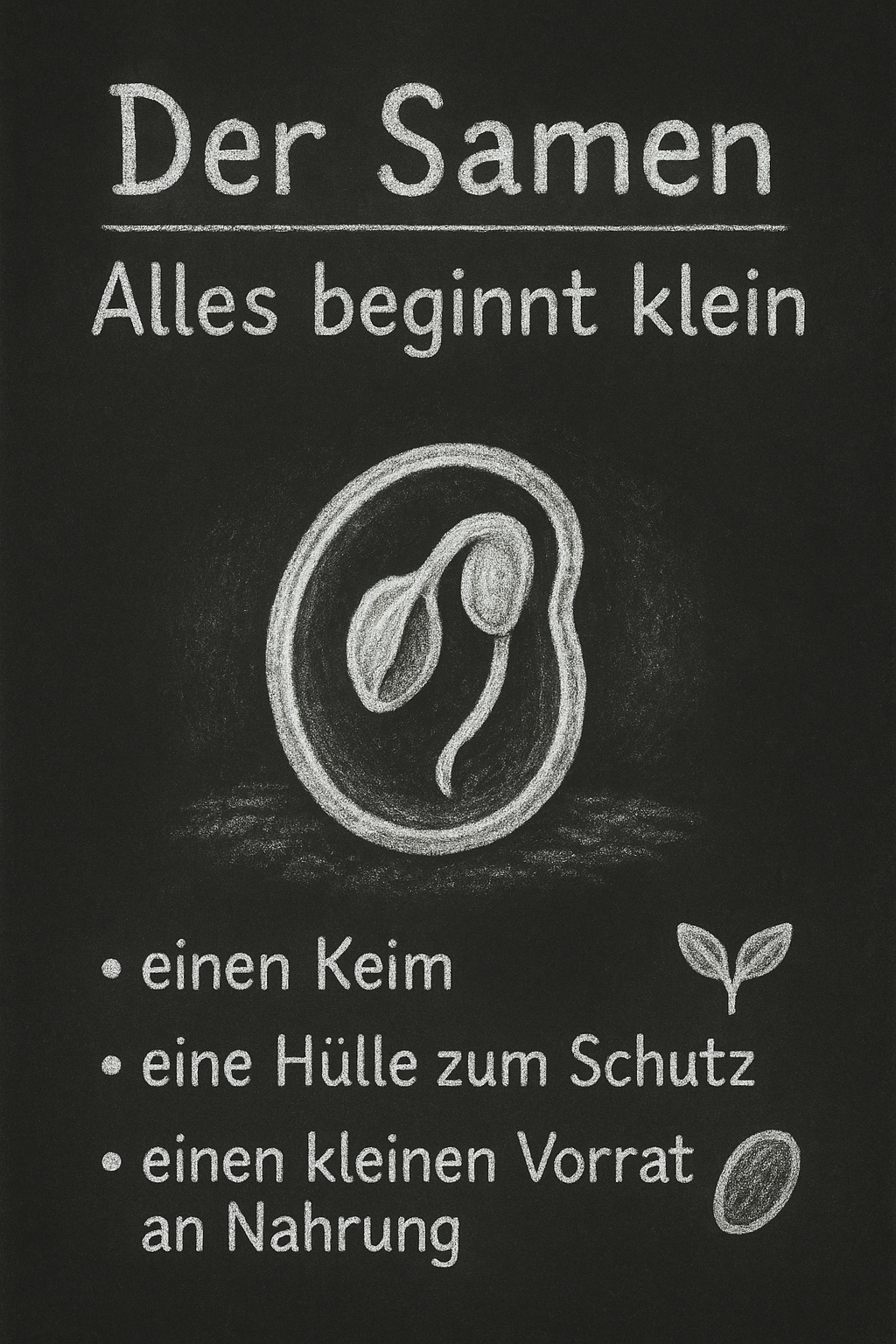 Wie wächst eine Pflanze? (Chalky)