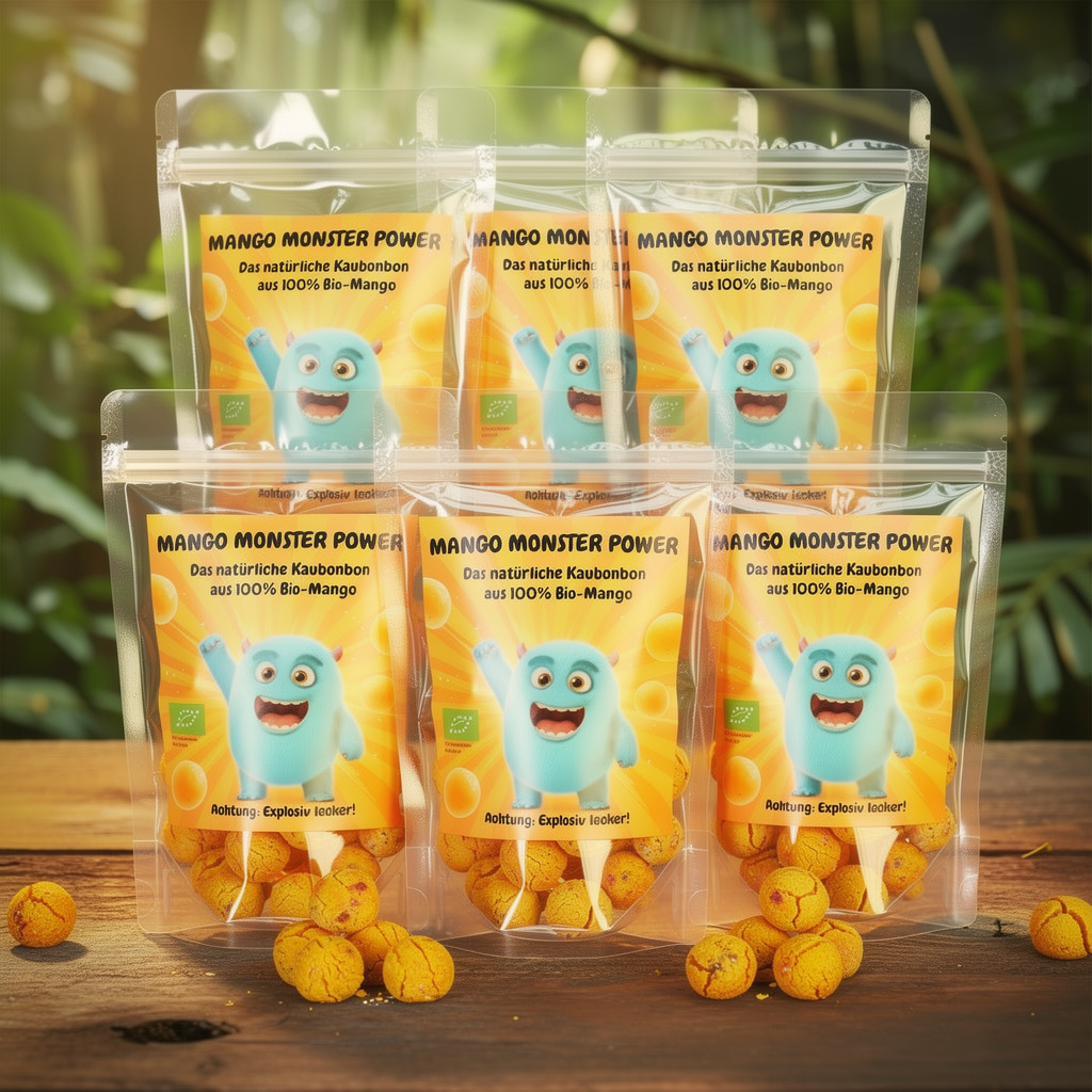 6er Pack - Munchies Bio-Mango Kaubonbon